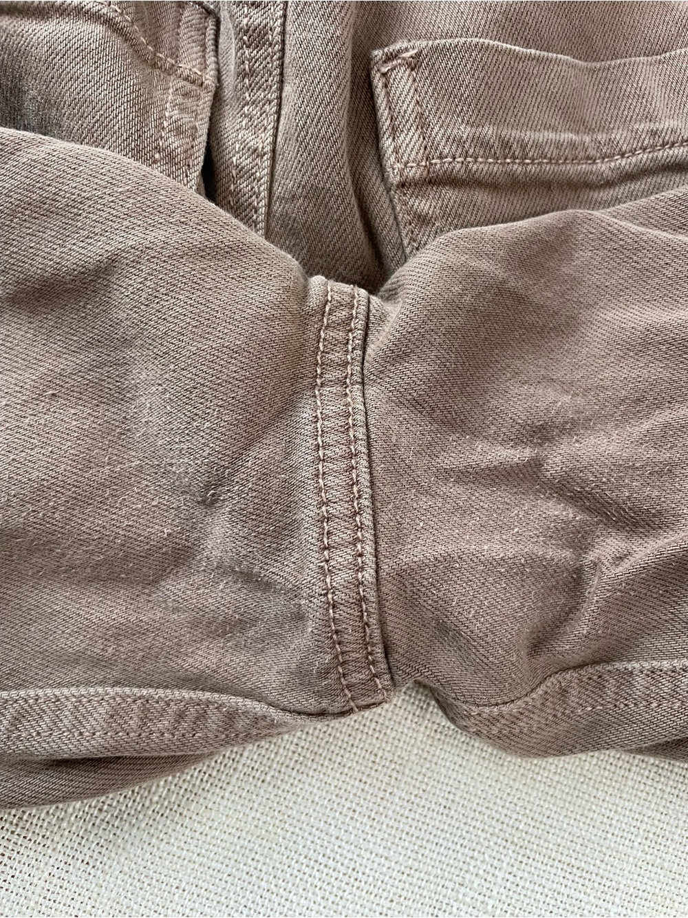 American Eagle Outfitters Women’s Super High-Rise Baggy Wide Leg Taupe Brown 6R - Picture 11 of 13